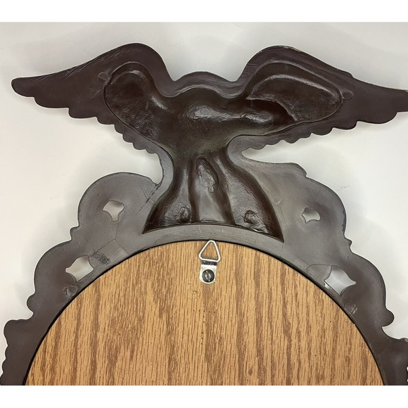 EUC Vintage DART Federal Eagle Porthole Bullseye Mirror MCM Decor Made In USA - Picture 7 of 9